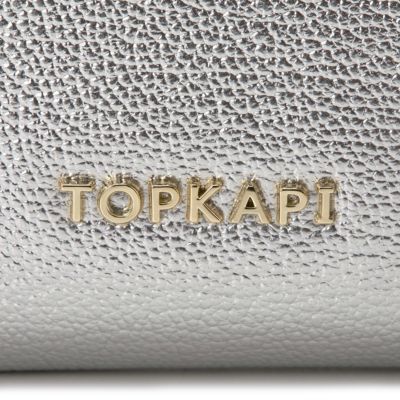 TOPKAPI(トプカピ)の【TOPKAPI】シュリンクレザー パール がま口 二