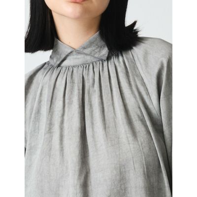 mizuiro ind(ミズイロインド)のピグメントダイギャザーネック