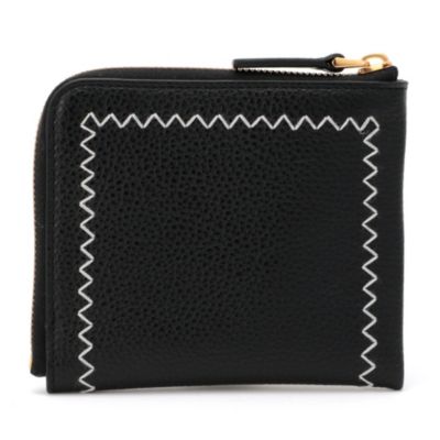 【MARNI】関税込☆ジップ ウォレット ミニ財布 ブラウン レザー製 ジップアラウンドウォレット、マルニメン