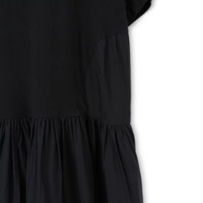 25SS 未使用 マーレット 完売 IRENE 半袖 ティアード ワンピース 黒 25SS 未使用 マーレット 完売 IRENE 半袖 ティアード ワンピース