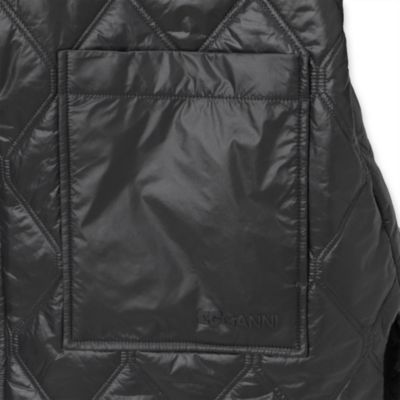GANNI(ガニー)のShiny Quilt Midi Jacket通販 | 集英社HAPPY