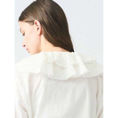 mizuiro ind(ミズイロインド)のダブルフリルカラーシャツ通販 | 集英社