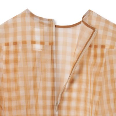 □ 44884★BLAMINK ブラミンク シャツ　ブラウス シルク混 オレンジ □ 44884☆BLAMINK ブラミンク シャツ ブラウス シルク混