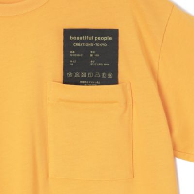 ビューティフルピープル　ビッグタグポケットTシャツ レディース 170 ビューティフルピープル ビッグタグポケットTシャツ レディース