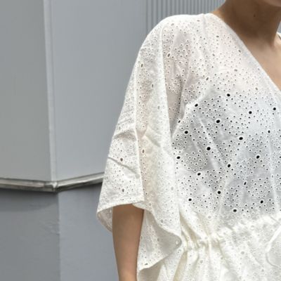 う*め様 新品　mariha 草原の光のカフタン　レース　ワンピース　ドレス MARIHA(マリハ) リゾートドレス ワンピース 草原の光のカフタン