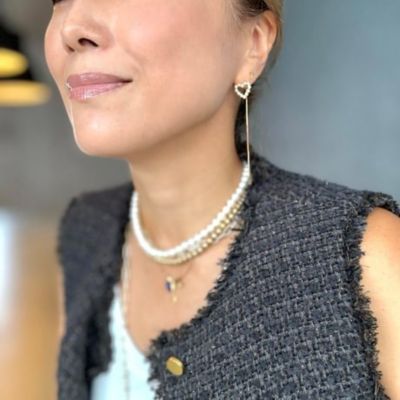 La Soeur(ラ・スール)の【販路限定】イニシャルアメリカンピアス