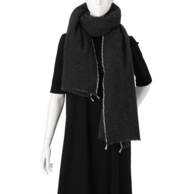 ヤエカ ストール ブラック YAECA(ヤエカ)のStole通販 | mirabella（ミラベラ） | デザイナーズ