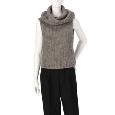 AMOMENTO(アモーメント)のHAND KNITTED VEST通販 | 集英社HAPPY PLUS STORE