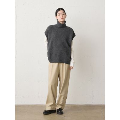 MidiUmi(ミディウミ)のハイネックニットベスト通販 | 集英社HAPPY PLUS