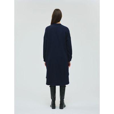 mizuiro ind(ミズイロインド)のスタンドカラーシャツワンピース通販