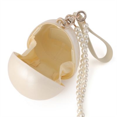 シモーネロシャ　パール　egg バック　ミニ 新品 SIMONE ROCHA(シモーネ ロシャ)のPEARL CROSSBODY MICRO EGG BAG通販