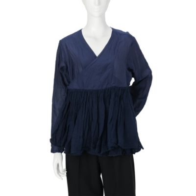 pas de calais(パドカレ)の26SSコットンシルクローンカシュクールBL