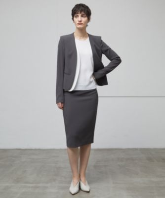 【美品】BEIGE. ベイジ CINDY ダブルカラージャケット サイズ3 CINDY / ダブルカラージャケット （ノーカラージャケット