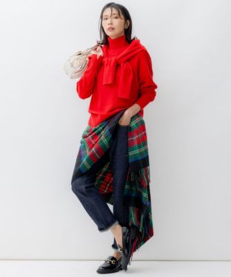 23区(ニジュウサンク)のカシミヤ チェック柄 ストール通販