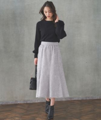 any SiS(エニィスィス)の【洗える】フェザーフラワージャカード