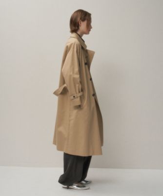 美品☆ATON トレンチコート ATON トレンチコート コート 「ATON」WEST POINT OVERSIZED