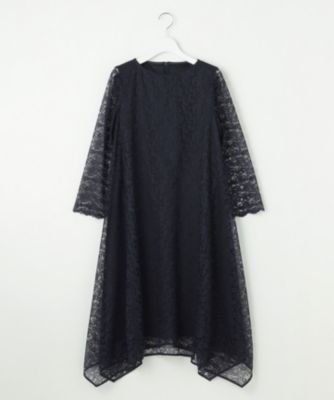 ✨46サイズ✨23区 APPLAUDIR 総レース タックディテール ドレス APPLAUDIR】総レース タックディテール ドレス | 23区(23KU