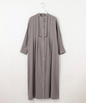 月菜 ワンピース セール】 【洗える】トリアセダブルジョーゼット レース切り替え