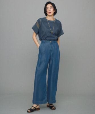自由区(ジユウク)の【カタログ掲載・洗える】レースエッジ T