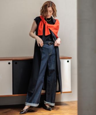 美品【CLASSY. 10月号掲載/洗える】23区ドレープ ジレ 23区(ニジュウサンク)の【CLASSY. 10月号掲載/洗える】ドレープ