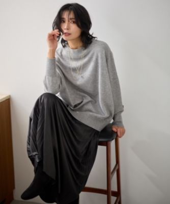 ANY(エニィ)の【洗濯機可/ウエストゴム】レザーライクプリーツスカート