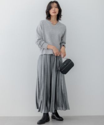 ＊未使用＊◆23区◆カシミヤ混Vネックニット WEB限定】ウールカシミヤミックスVネック ニット / 組曲