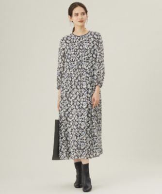 自由区 L(ジユウク エル)の【洗える】スノーフラワープリント