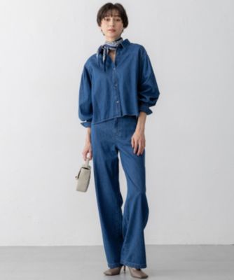 23区(ニジュウサンク)の【Oggi3月号掲載/洗える】ライトダンガリー