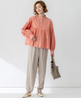 23区 L(ニジュウサンク エル)の【洗える】CANCLINI ギャザー フレア