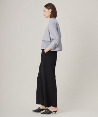 ICB(アイシービー)の【洗える】 クリーンブロード クロップドブラウス