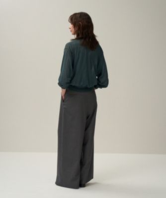 ATON COMPACT COTTON Vネックニットカーディガン サイズ02 ATON(エイトン)のCOMPACT COTTON | Vネックニットカーディガン