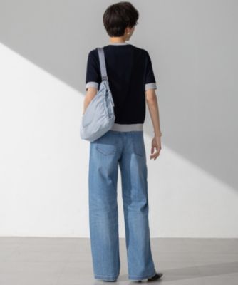 [23区] レーヨンポリエステルストレッチ 半袖 カーディガン WEB&一部店舗限定/洗える】レーヨンポリエステルストレッチ 半袖