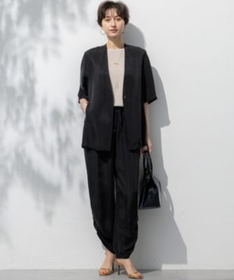 25SS✨新品タグ 23区 【洗える】コットンアセテート オーバーサイズ ニット 23区(ニジュウサンク)の【洗える】コットンアセテート オーバー