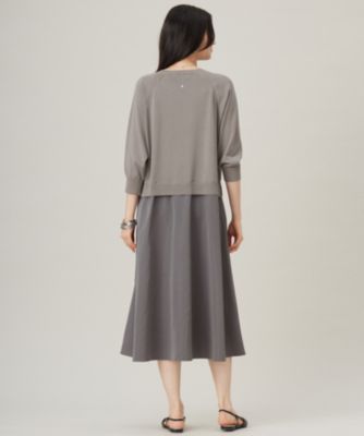 自由区 L(ジユウク エル)の【洗える】タフタコンビ ワンピース