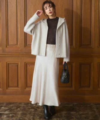 23区(ニジュウサンク)の【洗える】シアーリブハイネック ニット