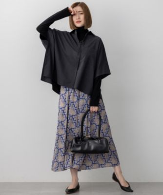 23区(ニジュウサンク)の【洗える】TWマットクロス ポンチョシルエット