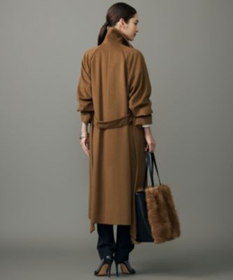 自由区(ジユウク)の【SHIHOさん着用】Super100sライトビーバーロング