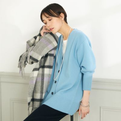 NOLLEY'S(ノーリーズ)の◇【WEB限定】カシミヤブレンド長めVネック