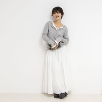 NOLLEY'S(ノーリーズ)のカシミヤシルクヘンリー2WAYプルオーバー