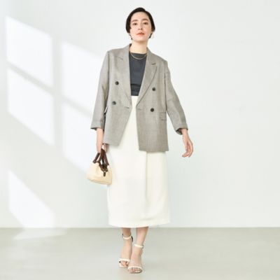 ウォッシャブルラミーシャンブレーダブルジャケット ノーリーズ NOLLEYS NOLLEY'S｜ウォッシャブルラミーシャンブレーダブルジャケット