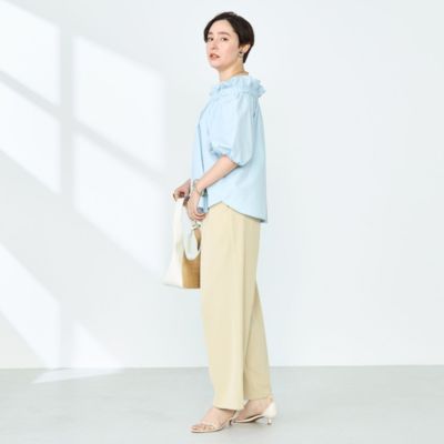 ◇25SS◇NOLLEY'S sophi タフタオフショル2WAYブラウス NOLLEY'S sophi(ノーリーズソフィー)のタフタオフショル2WAY