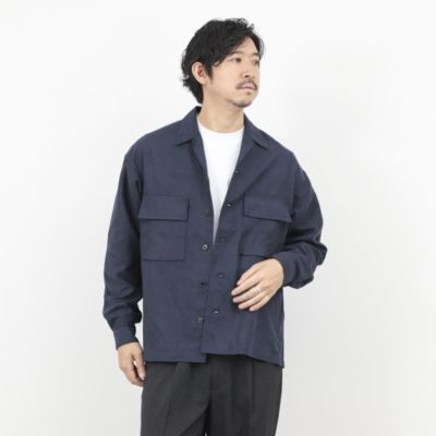 ノーリーズ グッドマン（NOLLEY’S goodman）/ポリスエード シャツブルゾン 25AW NOLLEY'S goodman(ノーリーズグッドマン)のポリスエード シャツ