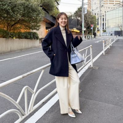 NOLLEY'S(ノーリーズ)のSP140リバーコート起毛メルトン仕上げ通販