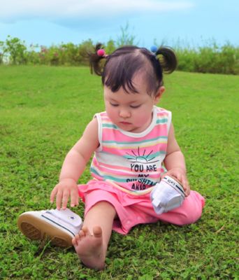 Anap Kids アナップキッズ のマルチボーダーロンパース通販 Mirabella Homme ミラベラオム メンズファッション通販