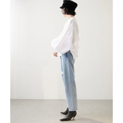 美品 ウィム ガゼット 定価2万円 ボリュームスリーブブラウス