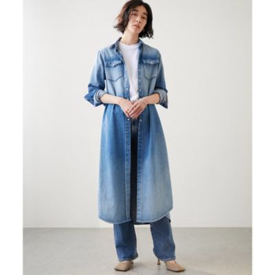 Whim Gazette(ウィム ガゼット)の《WEB限定》DENIMロングシャツ