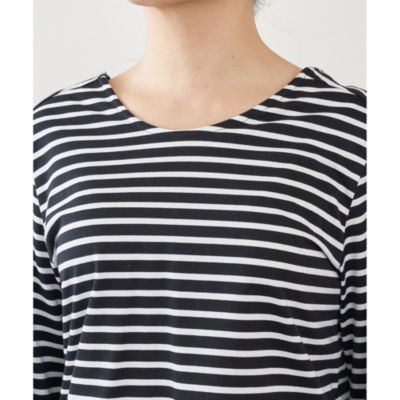 Whim Gazette(ウィム ガゼット)のボーダー2WAYプルオーバー通販