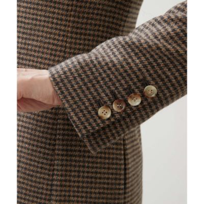 Whim Gazette(ウィム ガゼット)のガンクラブチェックジャケット通販