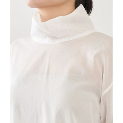 Whim Gazette オーガンジーハイネックプルオーバー新品 Whim Gazette(ウィム ガゼット)のオーガンジーハイネックプル