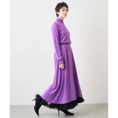 Whim Gazette(ウィム ガゼット)の【WEB限定】タートルネックフレア